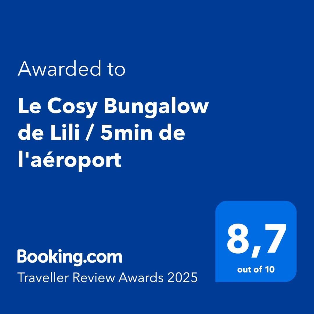 Le Cosy Bungalow De Lili / 5Min De L'Aeroport Les Abymes Exterior photo